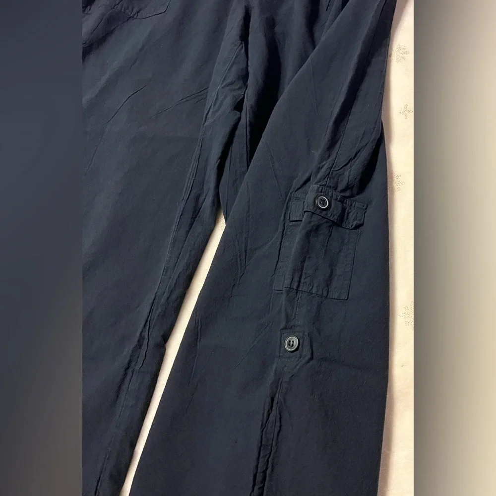 EUC White Stag Women's Black Relaxed Fit Cargo Pants/Capris size S/M